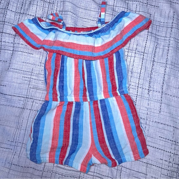 Cat&Jack  off Shoulder Stripe Jumper Toddler 3t - Picture 1 of 2